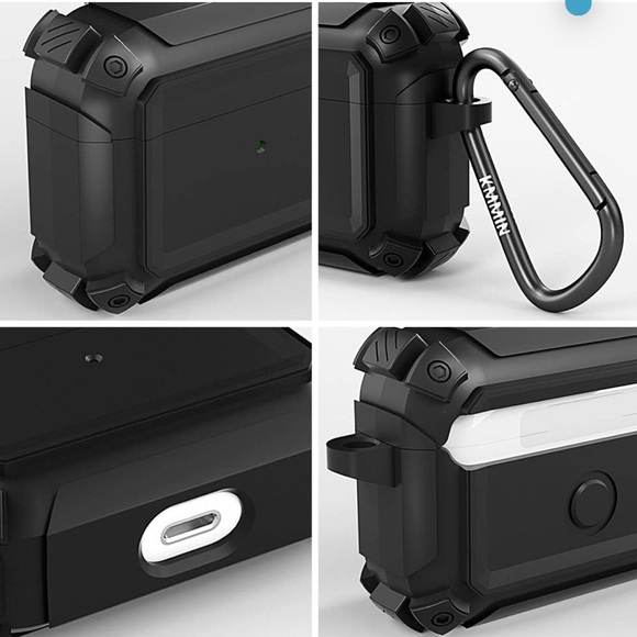 Apple iPhone AirPods Pro (1st & Military Grade Case LIKE NEW - Picture 4 of 6